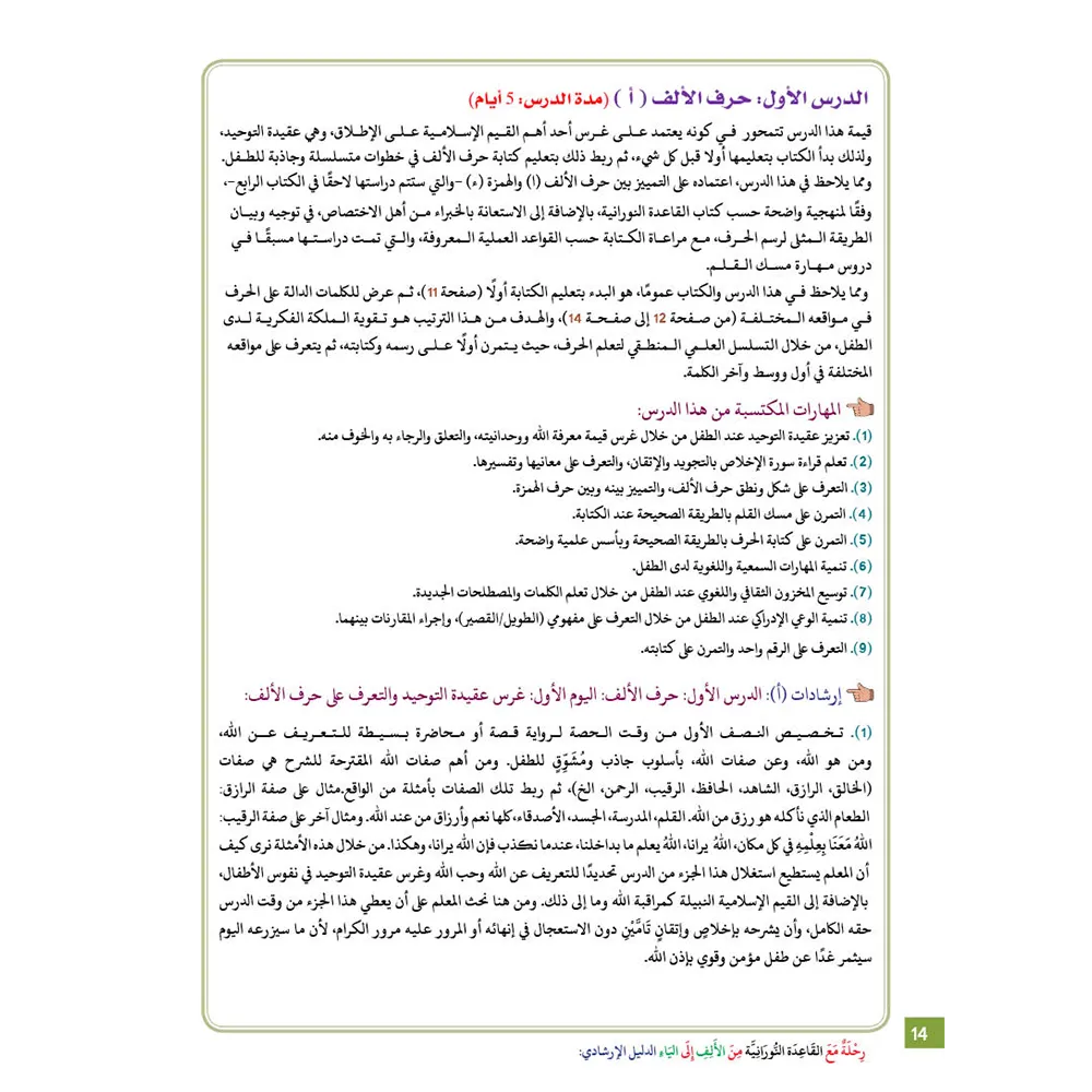The “Guidance Guide” book on “Journey with Qaidah Nuraniah "